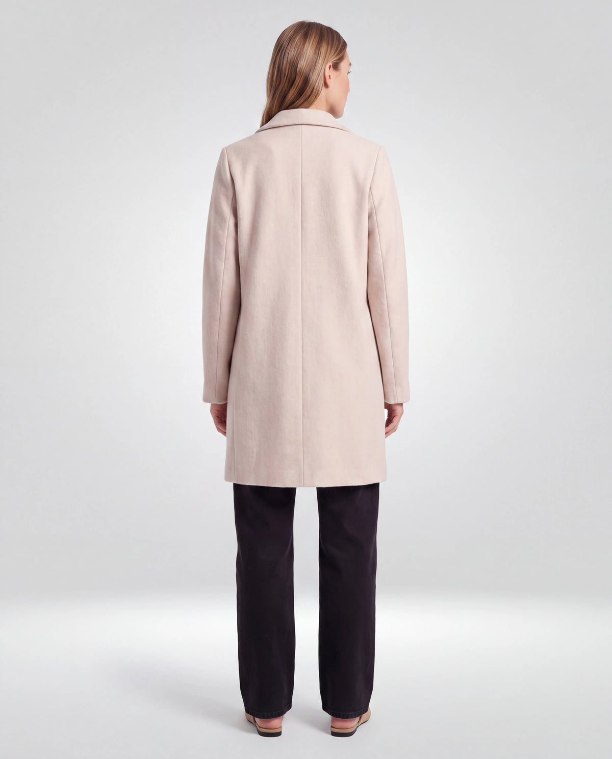 Hadley Coatigan – Oatmeal, back view