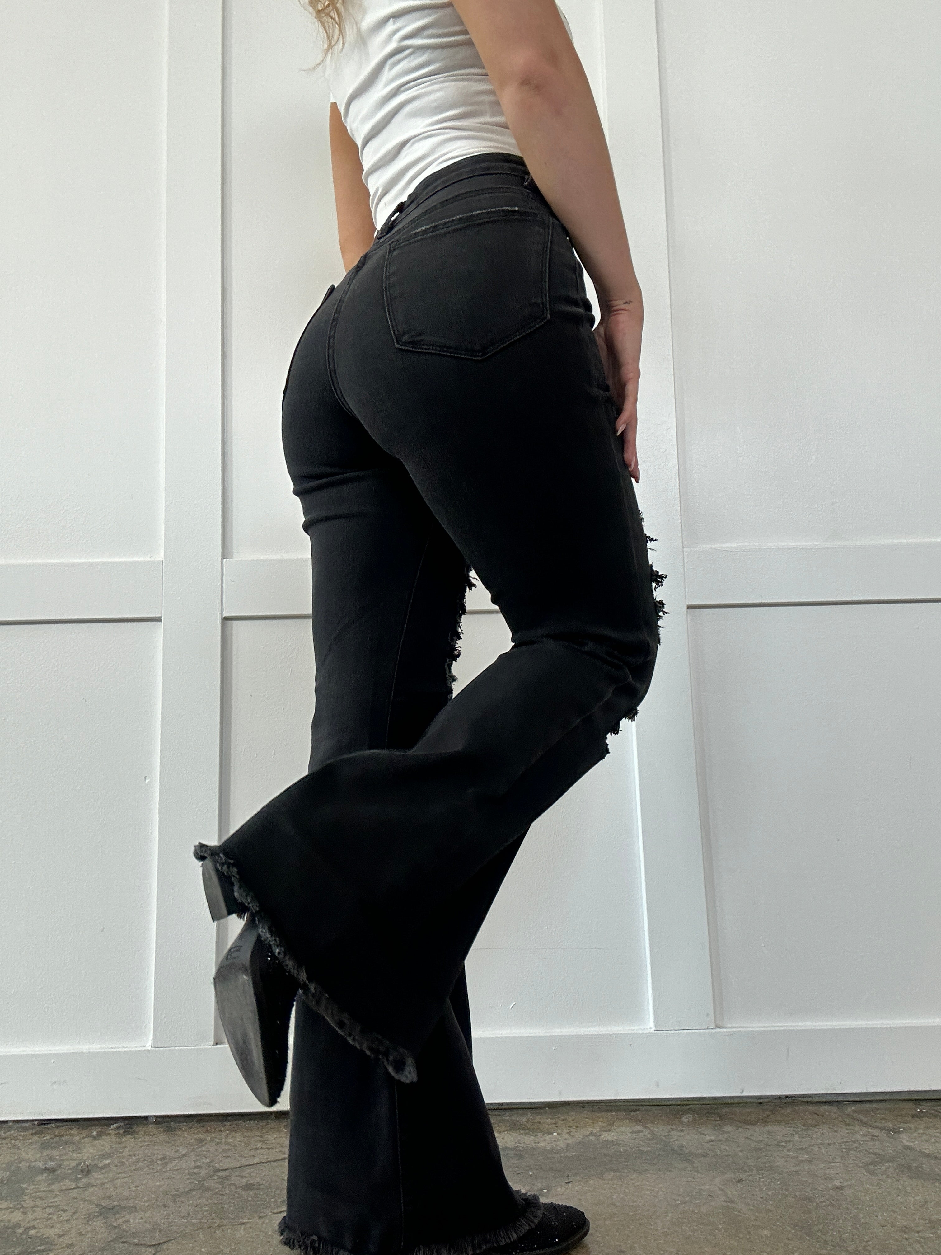 Viral Lainey Tummy Control Flare Jeans