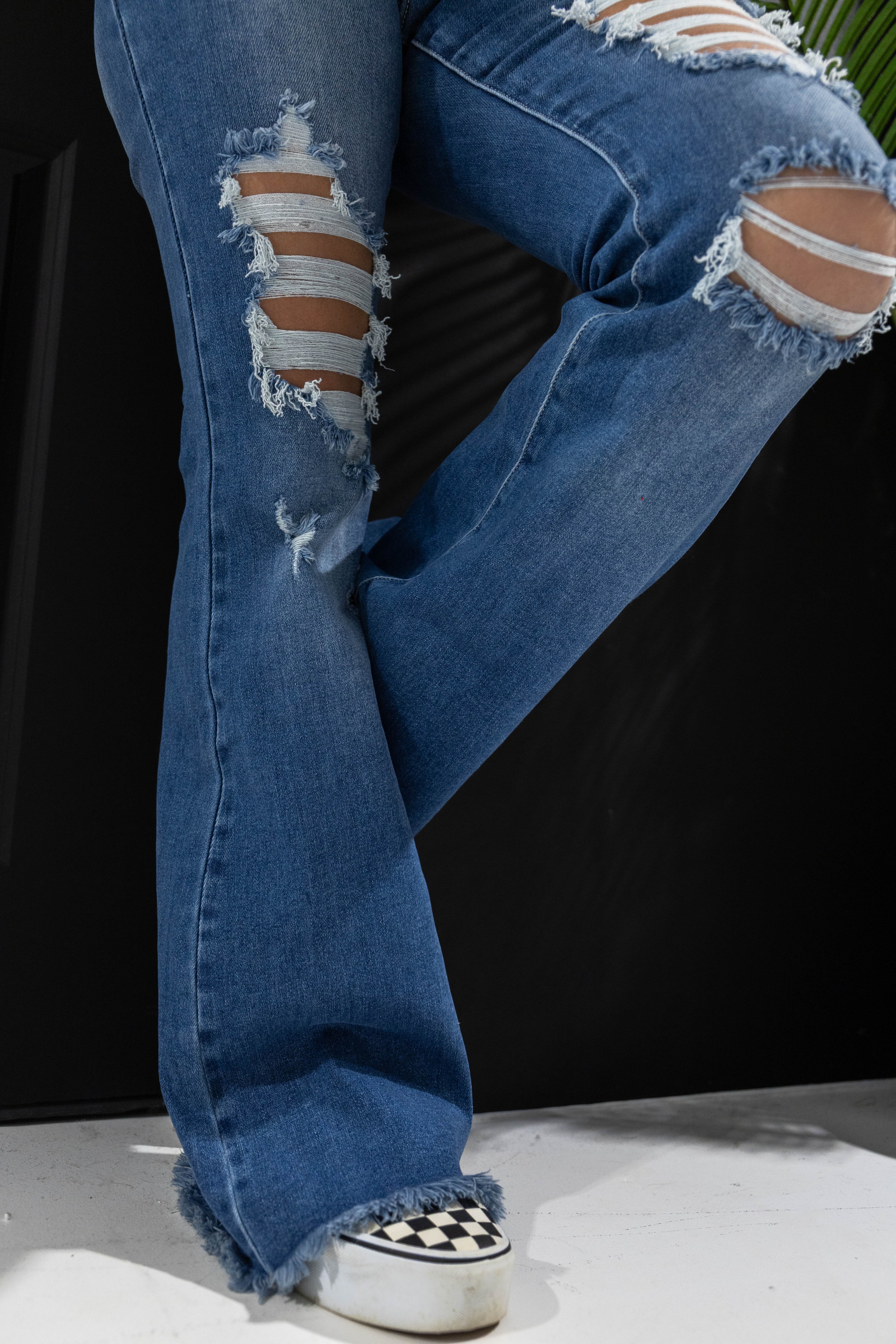 Viral Lainey Tummy Control Flare Jeans