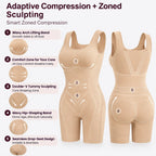 Women’s Tummy Control Shapewear Bodysuit – Easy-Off Design