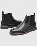 Men's Chelsea Boots with Elastic Side Panels and Pull Tab – Ivo