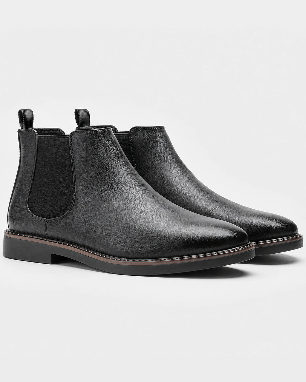 Men's Chelsea Boots with Elastic Side Panels and Pull Tab – Ivo