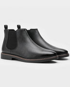 Men's Chelsea Boots with Elastic Side Panels and Pull Tab – Ivo