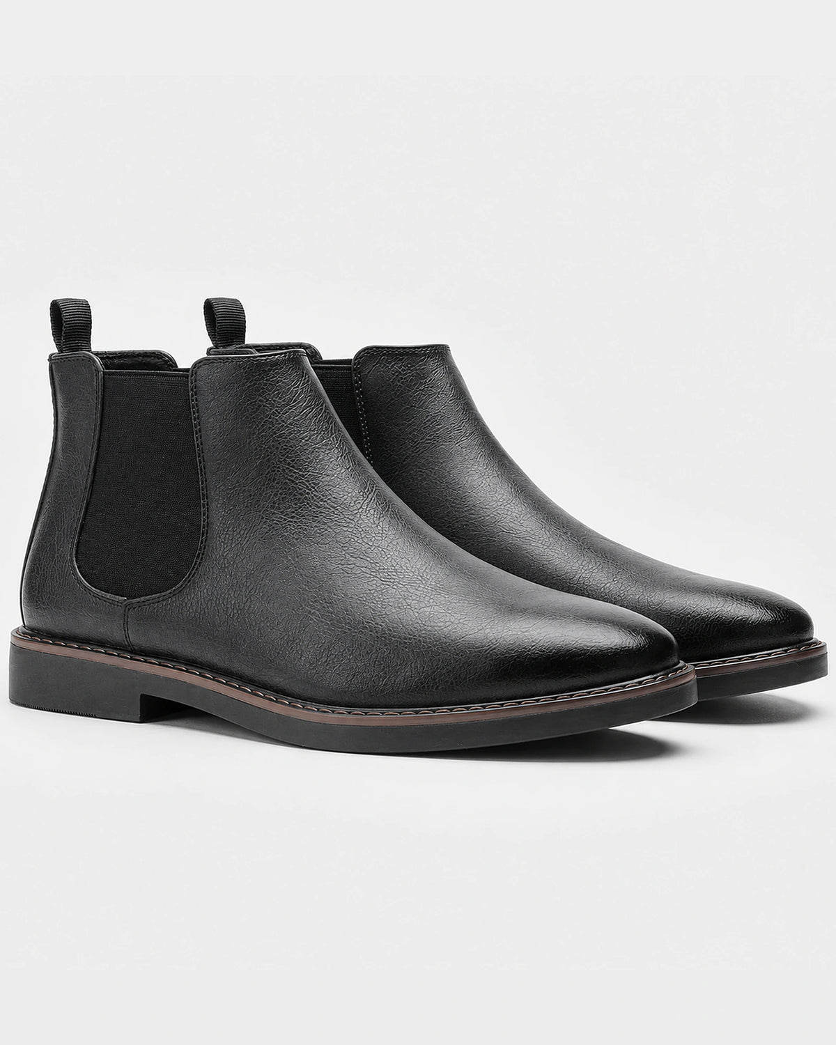 Men's Chelsea Boots with Elastic Side Panels and Pull Tab – Ivo