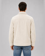 Men's Corduroy Overshirt Jacket with Snap Button Front – Flynn