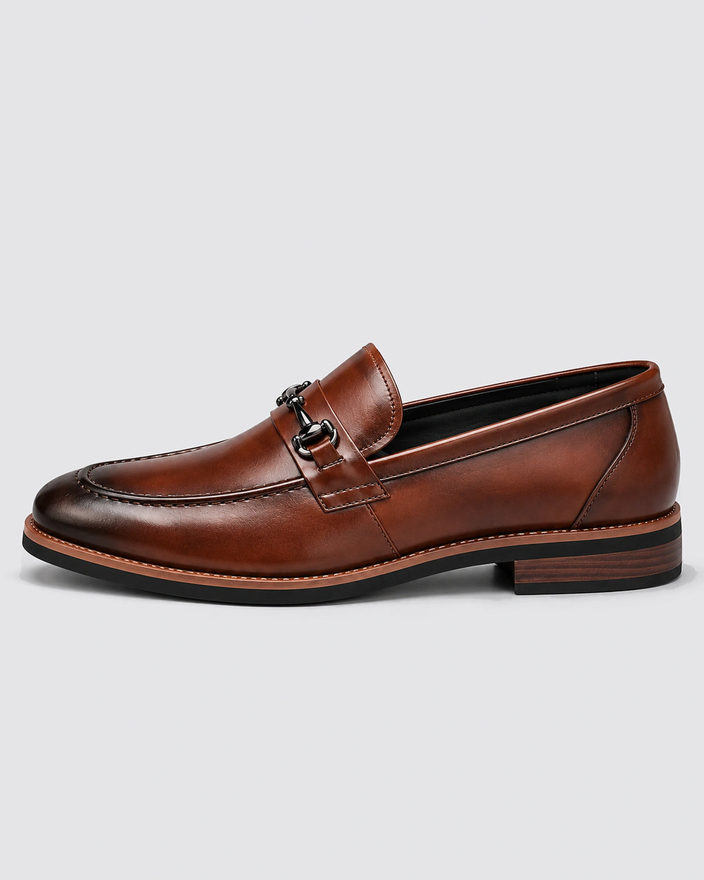 Men's Horsebit Trim Dress Loafers with Stitched Apron Toe – Vince