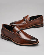 Men's Horsebit Trim Dress Loafers with Stitched Apron Toe – Vince