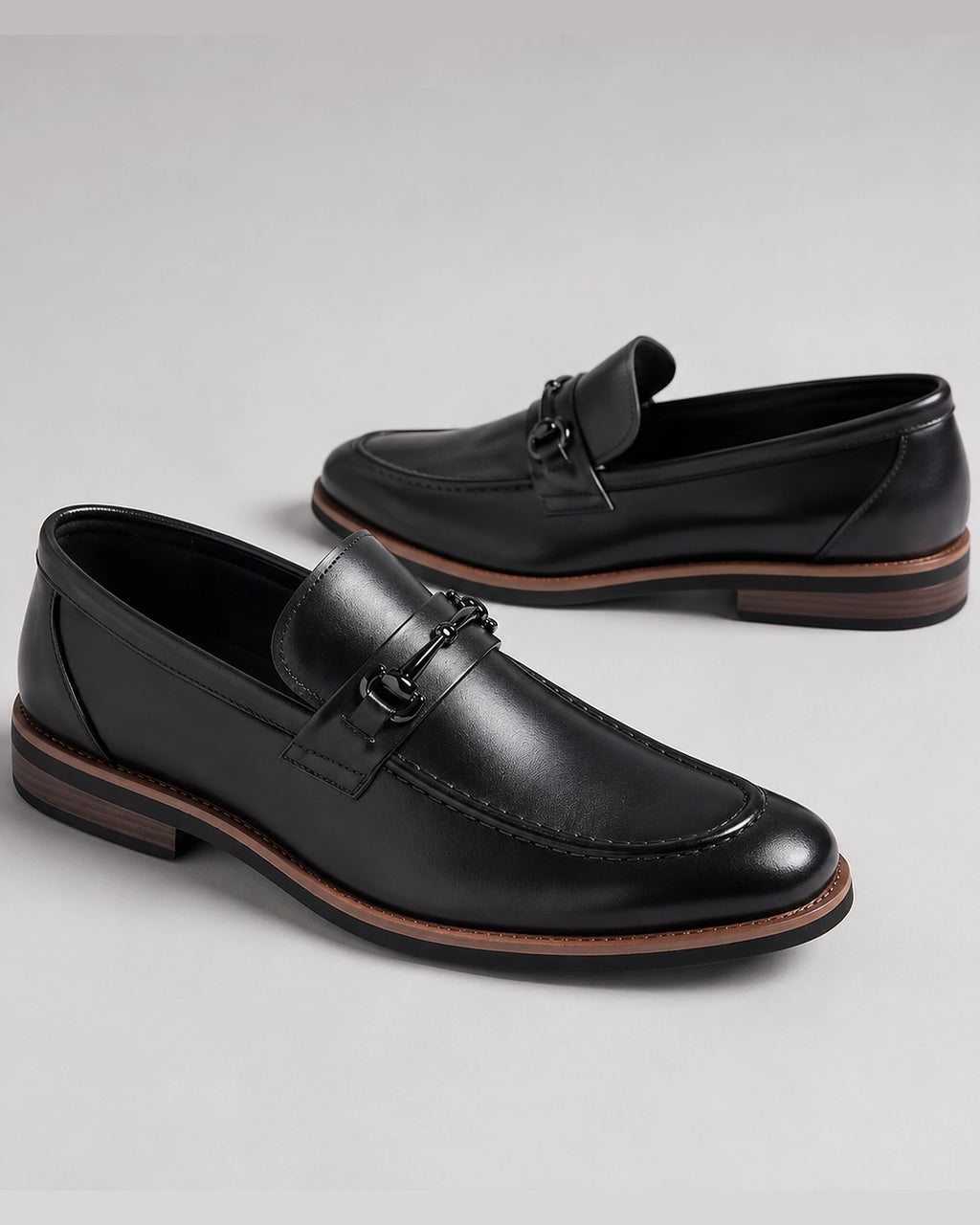 Men's Horsebit Trim Dress Loafers with Stitched Apron Toe – Vince
