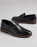 Men's Horsebit Trim Dress Loafers with Stitched Apron Toe – Vince