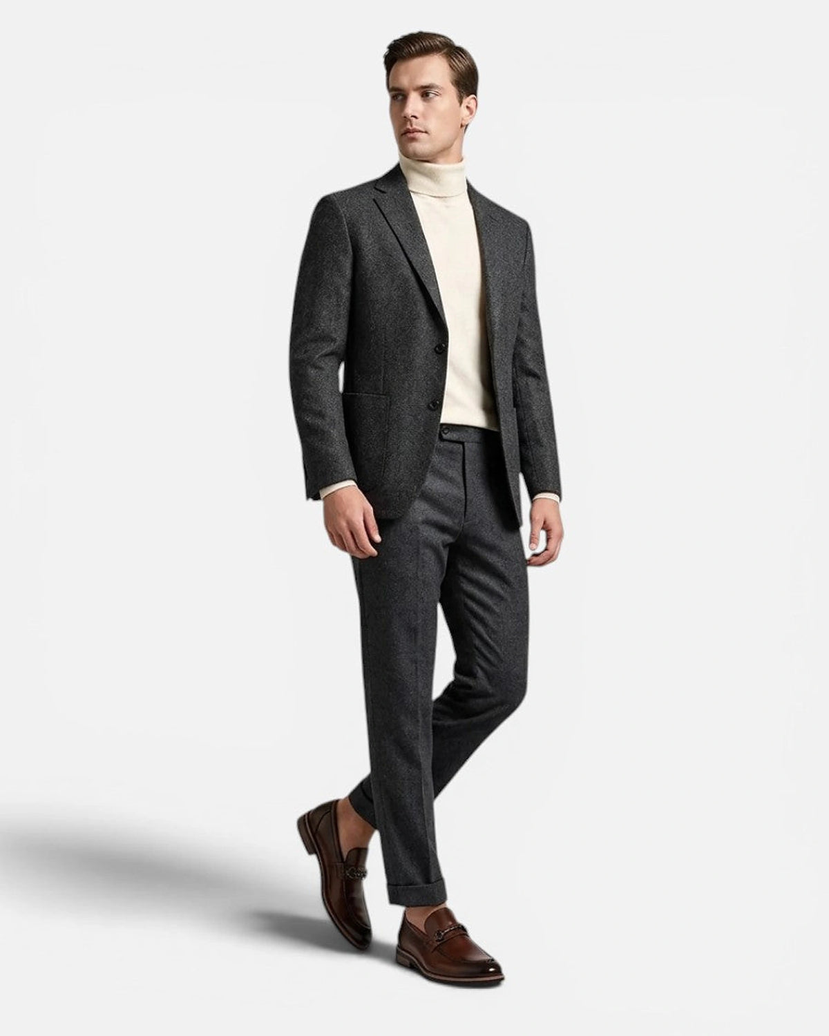 Men's Horsebit Trim Dress Loafers with Stitched Apron Toe – Vince