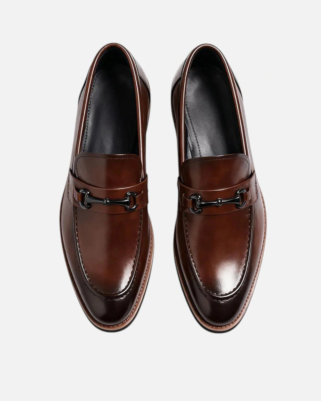 Men's Horsebit Trim Dress Loafers with Stitched Apron Toe – Vince