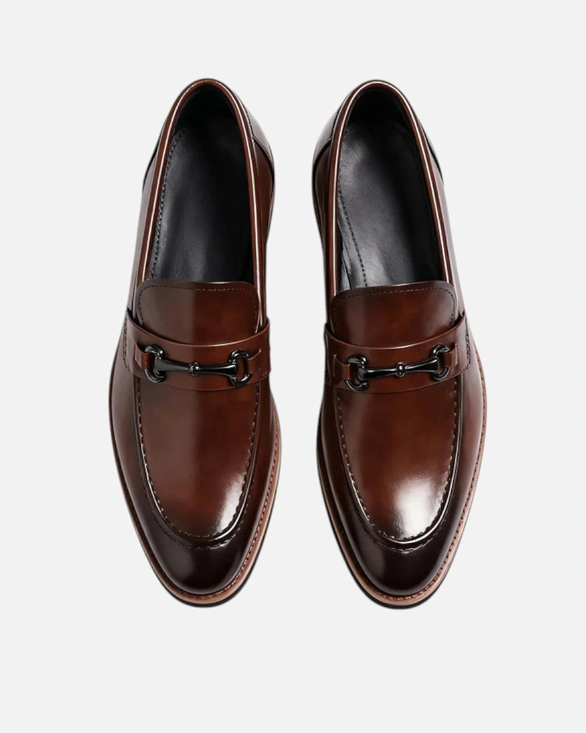 Men's Horsebit Trim Dress Loafers with Stitched Apron Toe – Vince