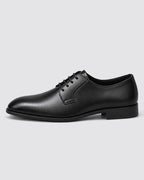 Men's Leather-Look Derby Dress Shoes with Contrast Stitching – Hugo