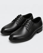 Men's Leather-Look Derby Dress Shoes with Contrast Stitching – Hugo