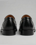 Men's Leather-Look Penny Loafers with Stacked Heel – Vaughn