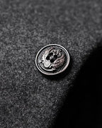 Men's Stand Collar Wool-Blend Overcoat with Button Closure, Slim Fit – Blair Belle