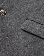 Men's Stand Collar Wool-Blend Overcoat with Button Closure, Slim Fit – Blair Belle