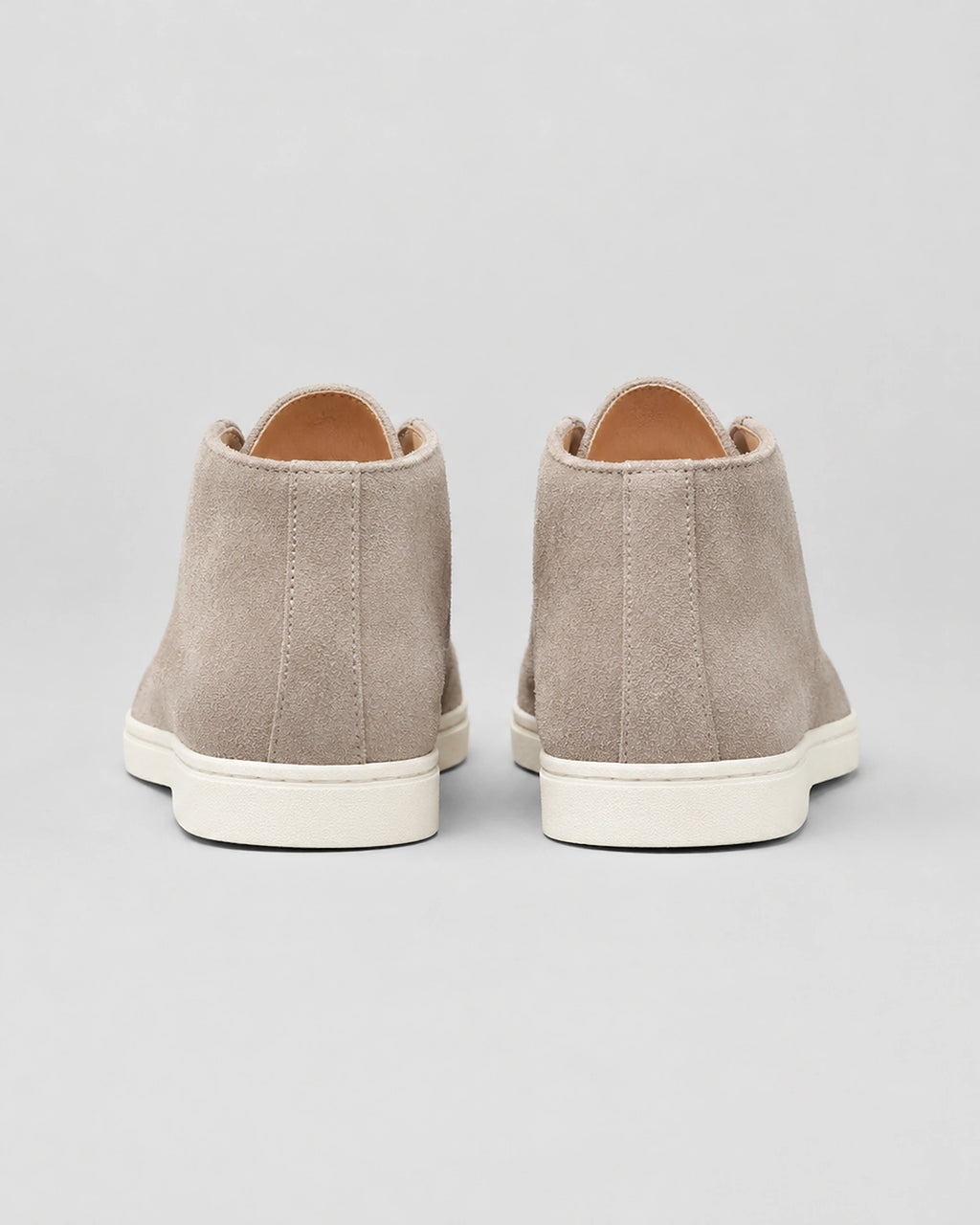 Men's Suede Slip-On Ankle Boots with Moc Toe and Contrast Sole – Niall