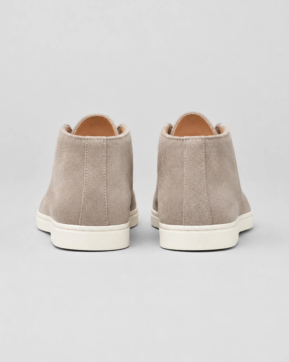 Men's Suede Slip-On Ankle Boots with Moc Toe and Contrast Sole – Niall