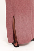 Everly Knit Maxi Dress - Brick Red — product image 6
