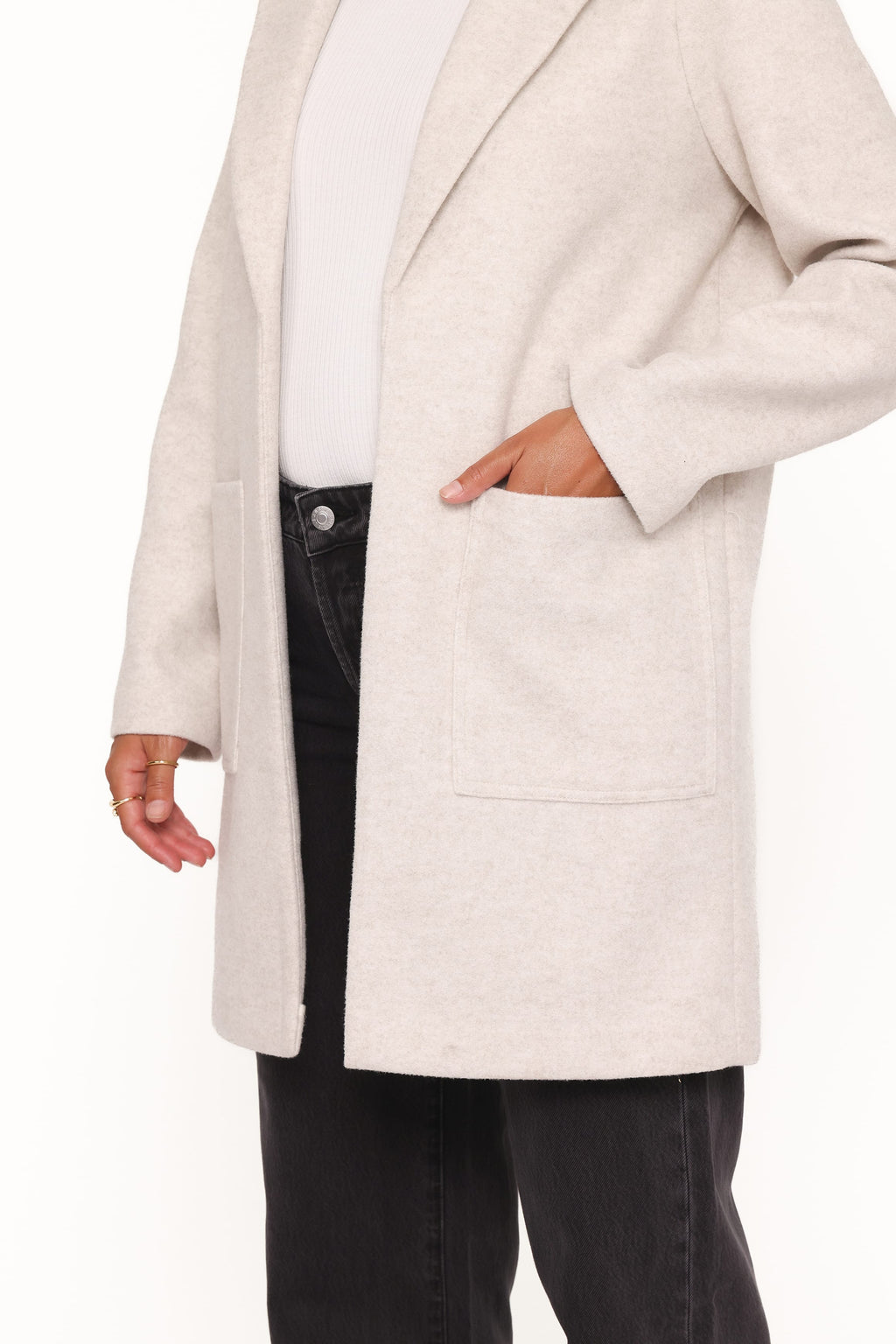 Petal and Pup USA OUTERWEAR Kirsten Coatigan - Grey