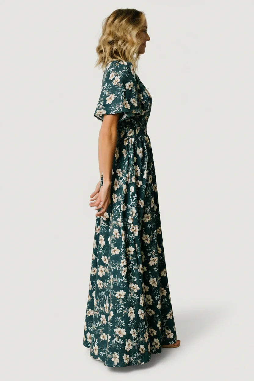 Verona Smocked Maxi Dress