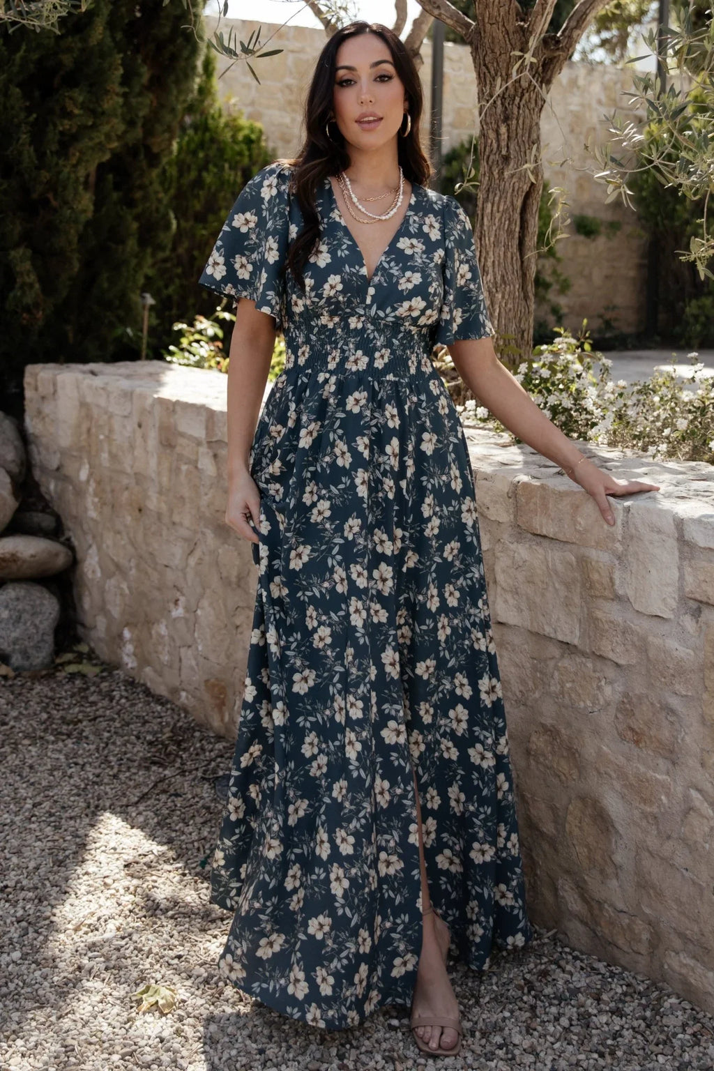 Verona Smocked Maxi Dress