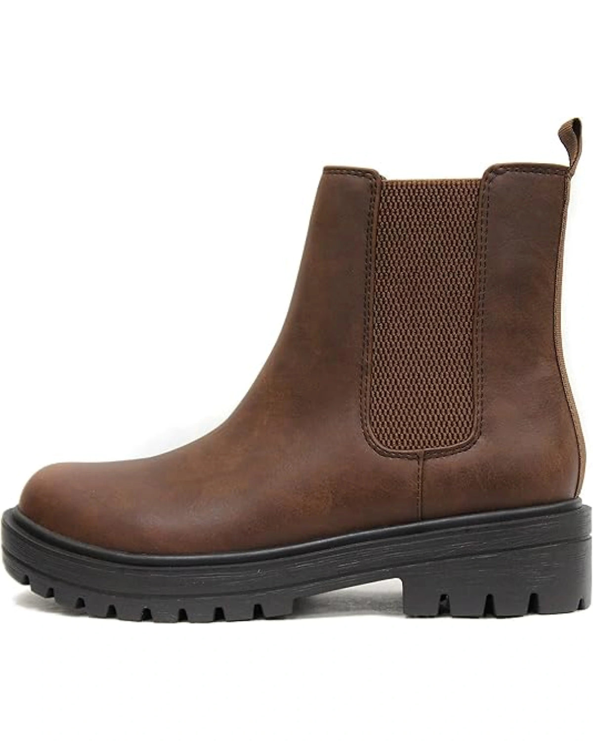 Women's Chunky Platform Chelsea Boots with Elastic Gusset Panels – Jessa Mae