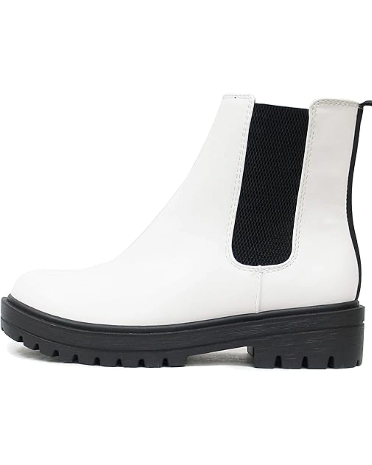 Women's Chunky Platform Chelsea Boots with Elastic Gusset Panels – Jessa Mae