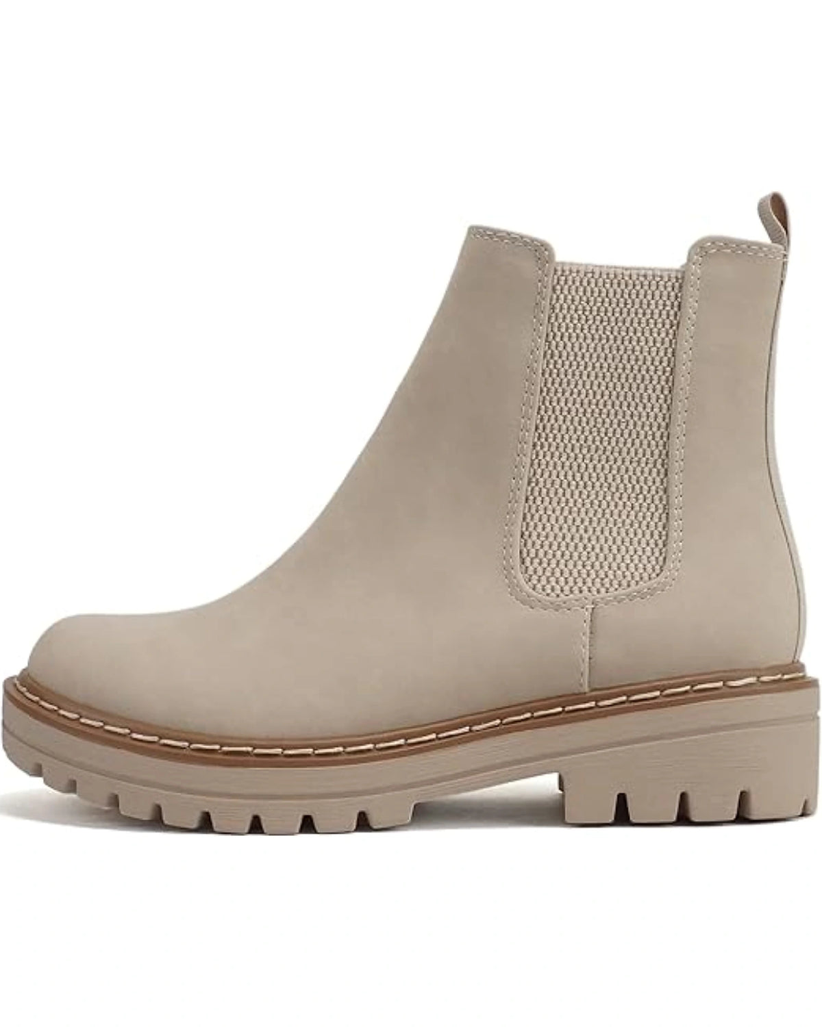 Women's Chunky Platform Chelsea Boots with Elastic Gusset Panels – Jessa Mae