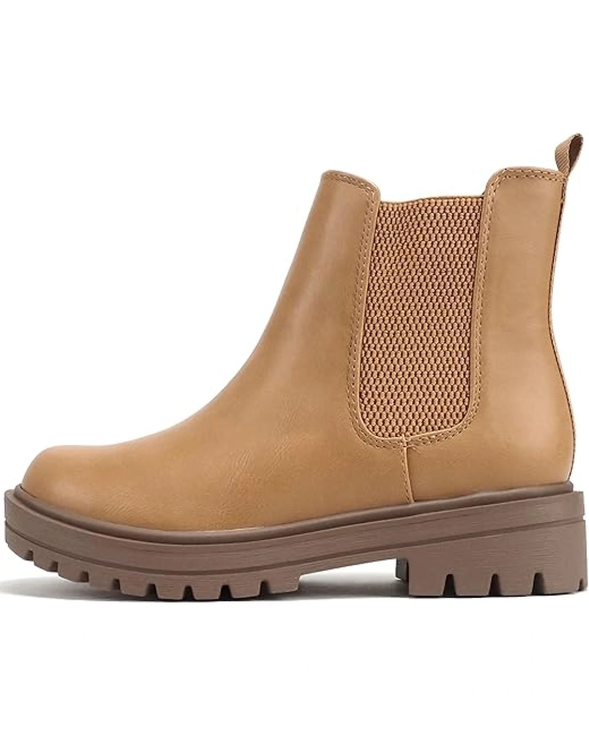 Women's Chunky Platform Chelsea Boots with Elastic Gusset Panels – Jessa Mae