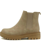 Women's Chunky Platform Chelsea Boots with Elastic Gusset Panels – Jessa Mae