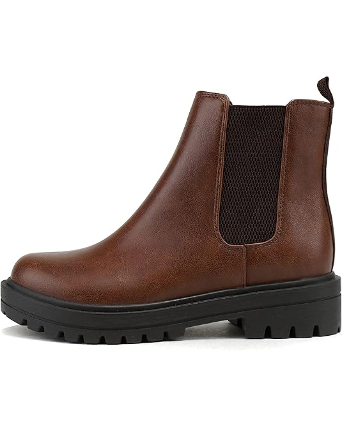 Women's Chunky Platform Chelsea Boots with Elastic Gusset Panels – Jessa Mae