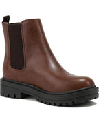 Women's Chunky Platform Chelsea Boots with Elastic Gusset Panels – Jessa Mae