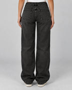 Women's High Waisted Wide Leg Jeans with Five-Pocket Styling – Tamsin Rose