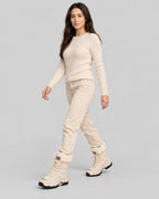 Women's Winter Boots for Snow, Lace-Up with Faux Fur Cuff and Chunky Sole – Whitney