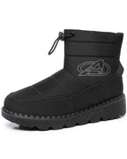 Women's Quilted Ankle Snow Boots with Side Zip and Toggle Collar – Nadia Rose