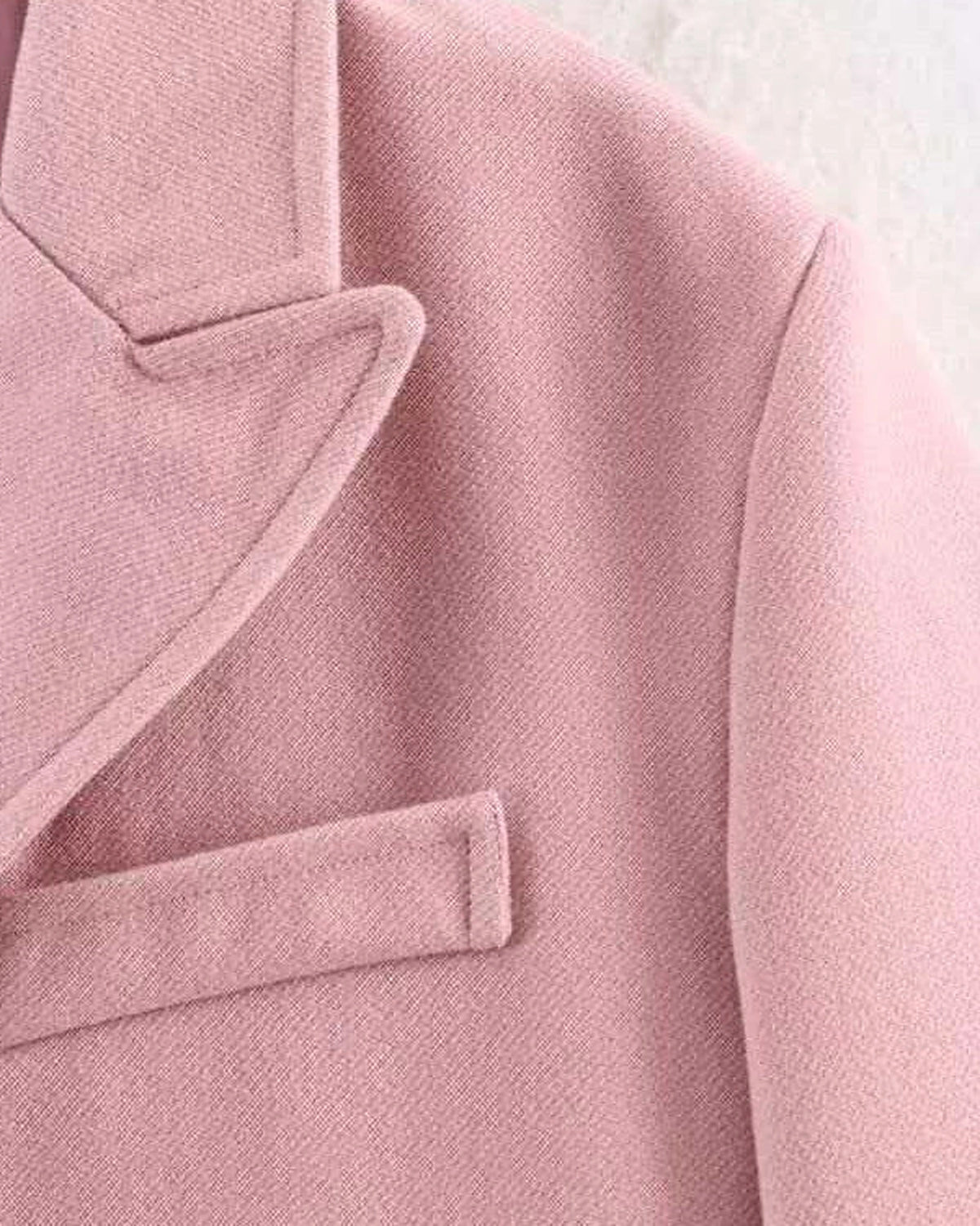 Women's Single-Button Longline Coat with Notched Lapels – Ivy Grey