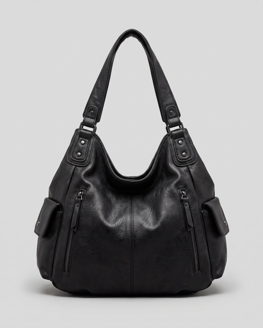 Women's Slouchy Shoulder Bag, Hobo Bag for Women with Front Zip Pockets, Everyday Handbag – Sadie Jane