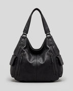 Women's Slouchy Shoulder Bag, Hobo Bag for Women with Front Zip Pockets, Everyday Handbag – Sadie Jane