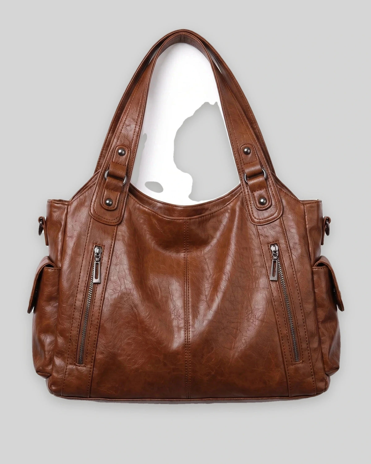 Women's Slouchy Shoulder Bag, Hobo Bag for Women with Front Zip Pockets, Everyday Handbag – Sadie Jane