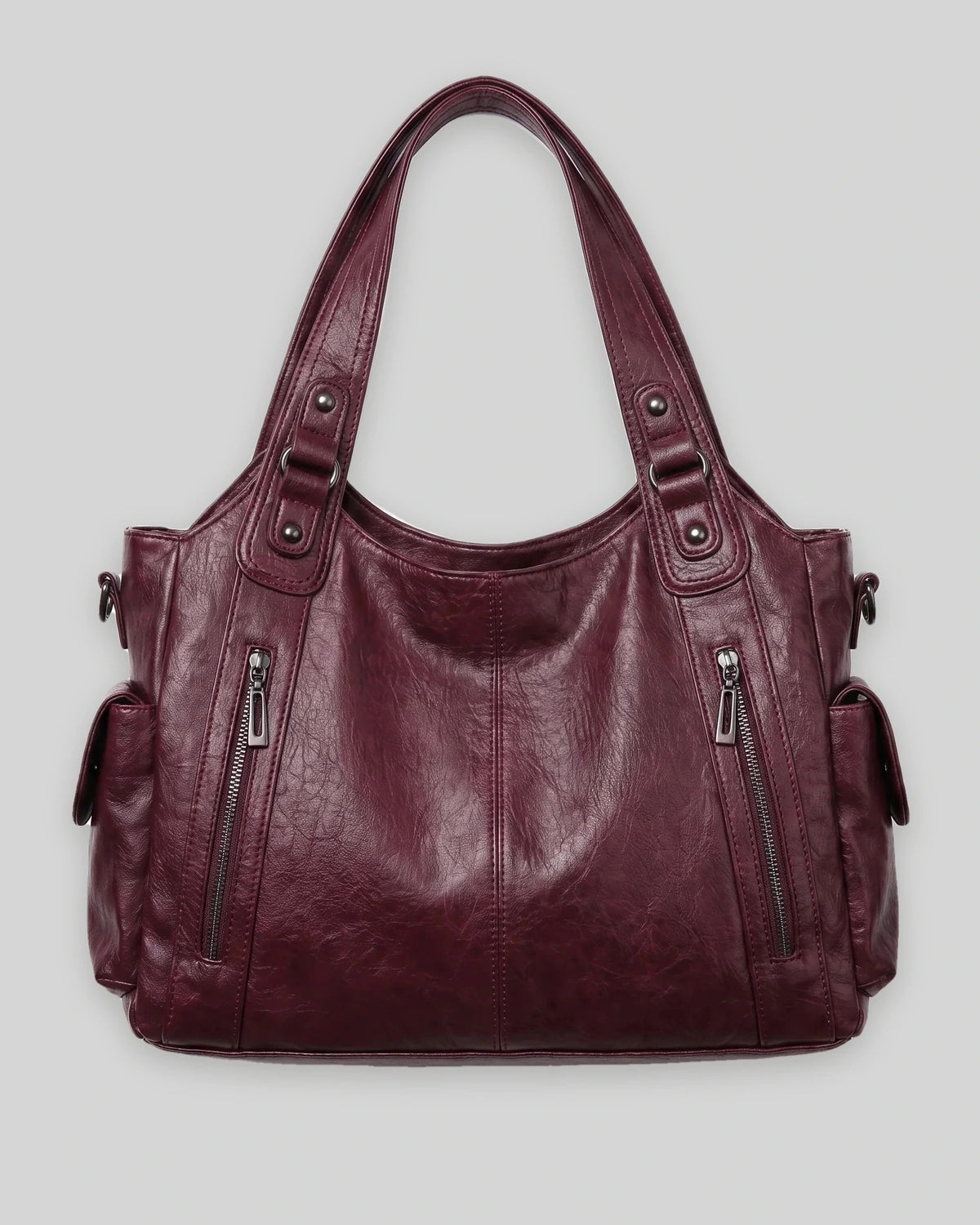 Women's Slouchy Shoulder Bag, Hobo Bag for Women with Front Zip Pockets, Everyday Handbag – Sadie Jane
