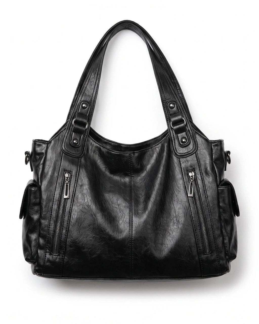 Women's Slouchy Shoulder Bag, Hobo Bag for Women with Front Zip Pockets, Everyday Handbag – Sadie Jane