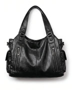 Women's Slouchy Shoulder Bag, Hobo Bag for Women with Front Zip Pockets, Everyday Handbag – Sadie Jane