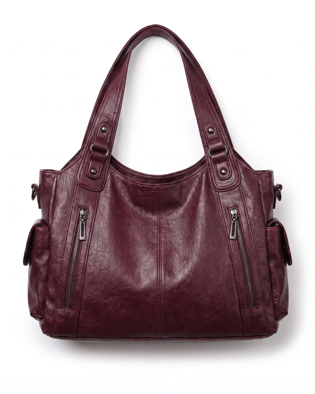 Women's Slouchy Shoulder Bag, Hobo Bag for Women with Front Zip Pockets, Everyday Handbag – Sadie Jane