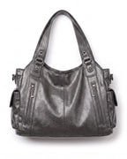 Women's Slouchy Shoulder Bag, Hobo Bag for Women with Front Zip Pockets, Everyday Handbag – Sadie Jane