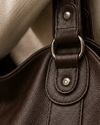 Women's Slouchy Tote Bag with Zipper and Detachable Strap, Faux Leather – Sadie Mae