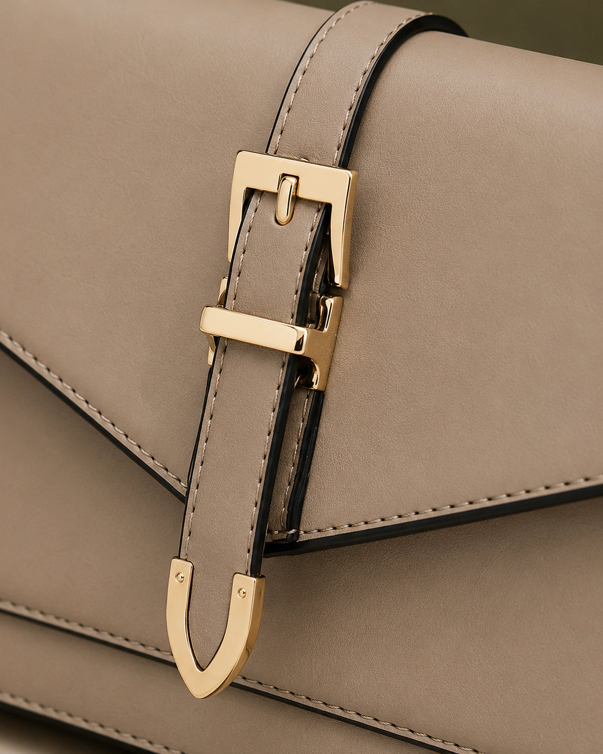 Women's Structured Crossbody Bag with Buckle Flap and Top Handle, Satchel Bag – Sadie Belle