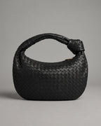 Women's Handbag in Vegan Leather, Woven Knot Handle Bag with Spacious Interior – Ruby Mae
